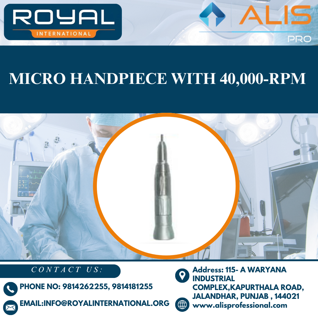 Micro Handpiece With 40,000-Rpm