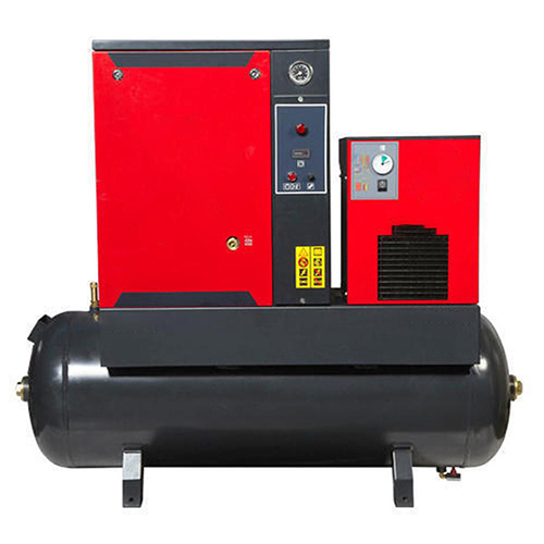 Rotary Screw Compressor - Color: Red