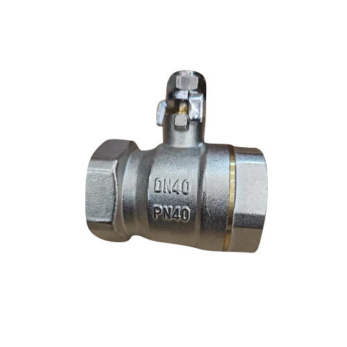 1 1-2 Inch Brass Ball Valve - Finish: Polished