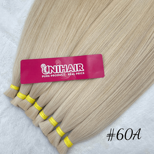 60A Color Straight Bulk Hair Extension