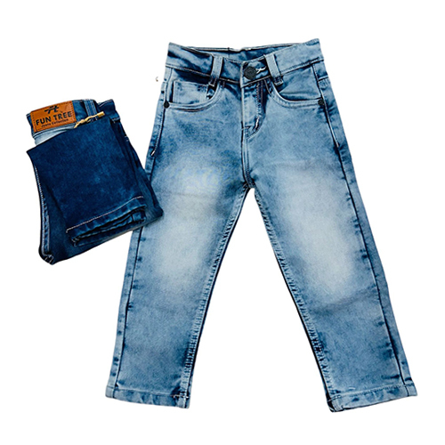 Kids Basic Regular Fit Jeans - Color: Different Available