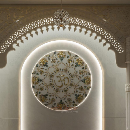 Designer Marble Temple - Color: White