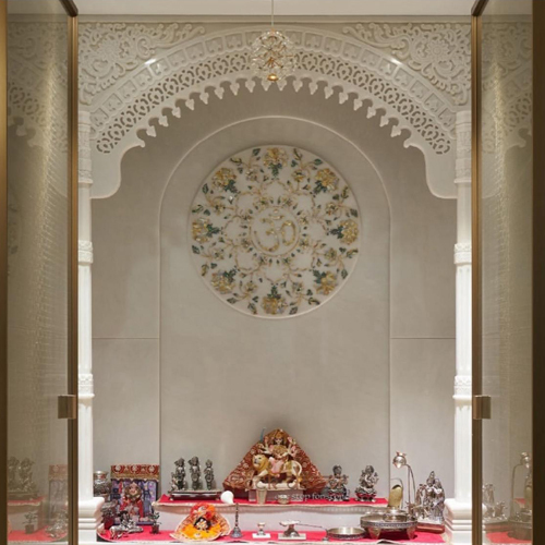 Designer Marble Temple - Color: White
