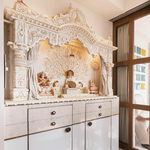 Designer Marble Temple - Color: White
