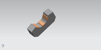 Crankshaft Lapping  Clamping Shoe - Color: Gray