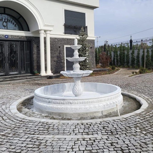 Customized Water Fountain - Color: White
