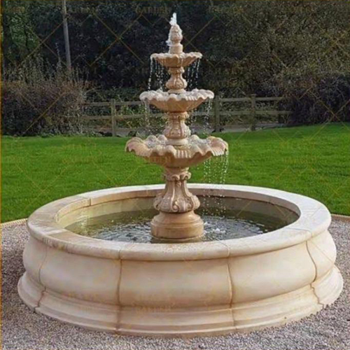 Garden Fountain - Color: White