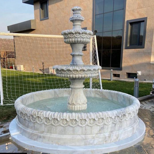 Outdoor Fountain - Color: White