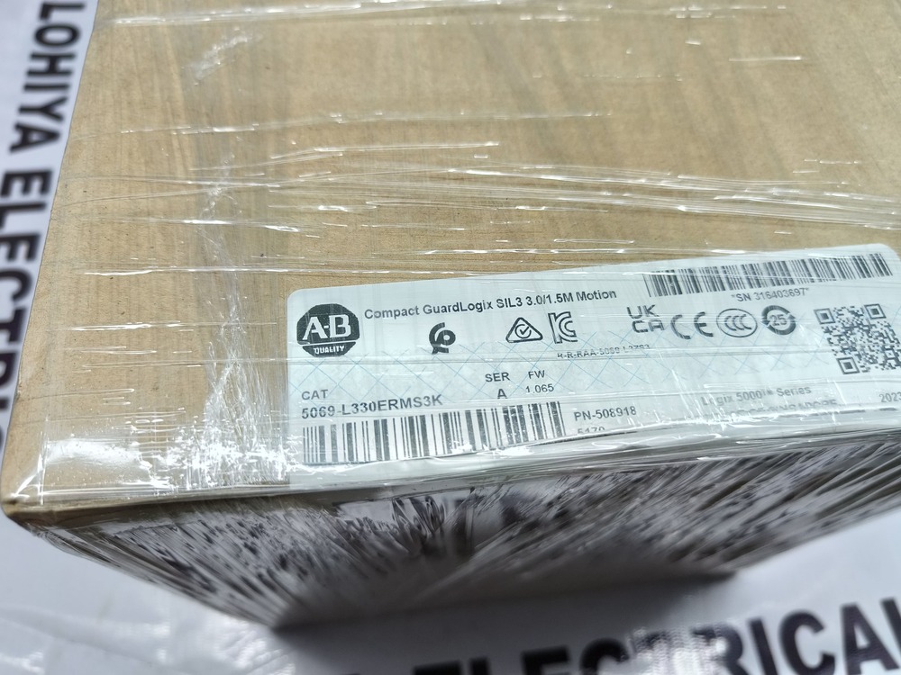 Allen Bradly 5069-l330erms3k Safety Controller