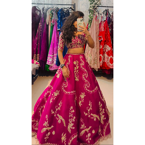 Pink Bridal Lehenga - Dress Style: Traditional