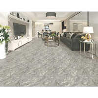 Gvt Vitrified Tiles - Vitrified, 2x2 Feet, Grey Color, 5 Millimeter Thickness | Non-slip, Super Glossy Surface Treatment, Square Shape