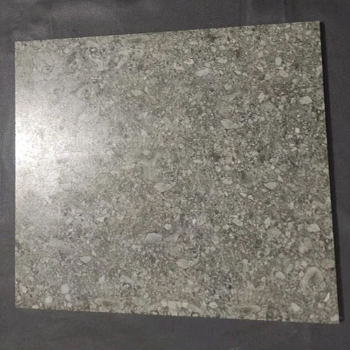 14Mm Square Vitrified Floor Tiles - Color: Grey