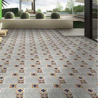 Vitrified Parking Tiles - Natural Stone 16x16 Inches | Non-Slip Polished Finish, Multicolor, 10mm Thickness