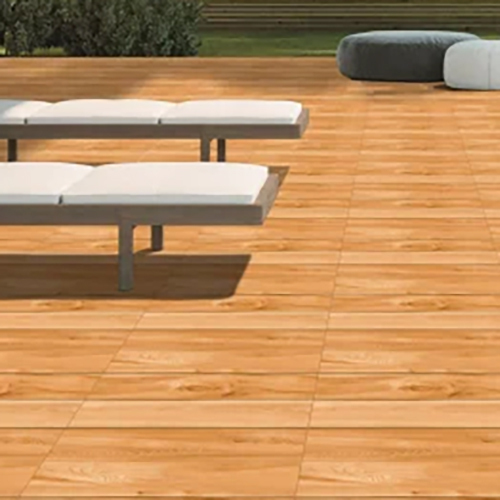 Vitrified Parking Tiles - Color: Brown