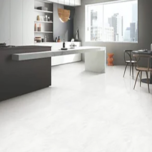 Modern Vitrified Floor Tile - Color: White