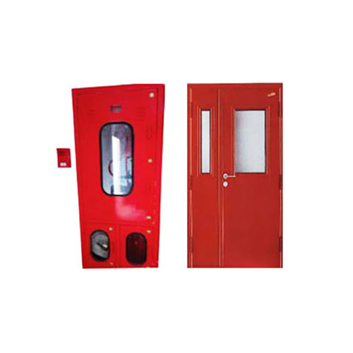 Fire Rated Ducting Doors - Color: Red