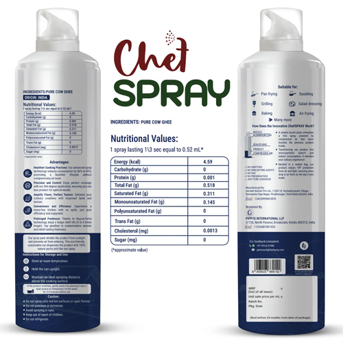 200 mL Pure Cow Ghee Spray