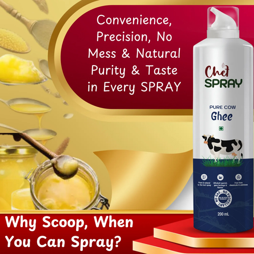 200 mL Pure Cow Ghee Spray