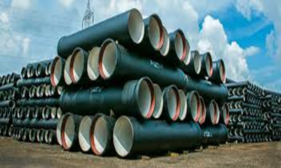Ductile Iron Pipes - 100mm K7 | Brass Socket Joint Connection, Round Shape