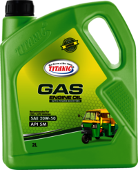 Titanic Gas SAE 20W-50 API SF Gas Engine Oil