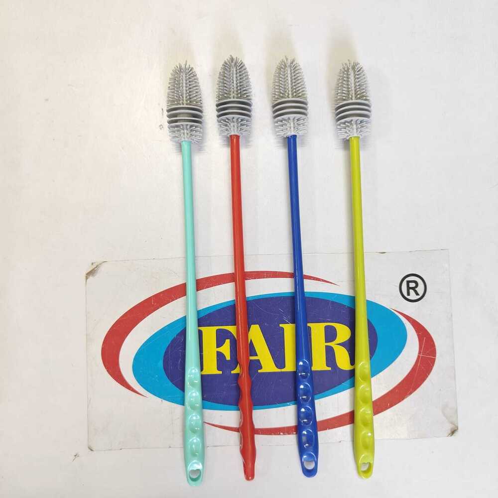 Silicon Bottle Cleaning Brush - Color: Multicolor