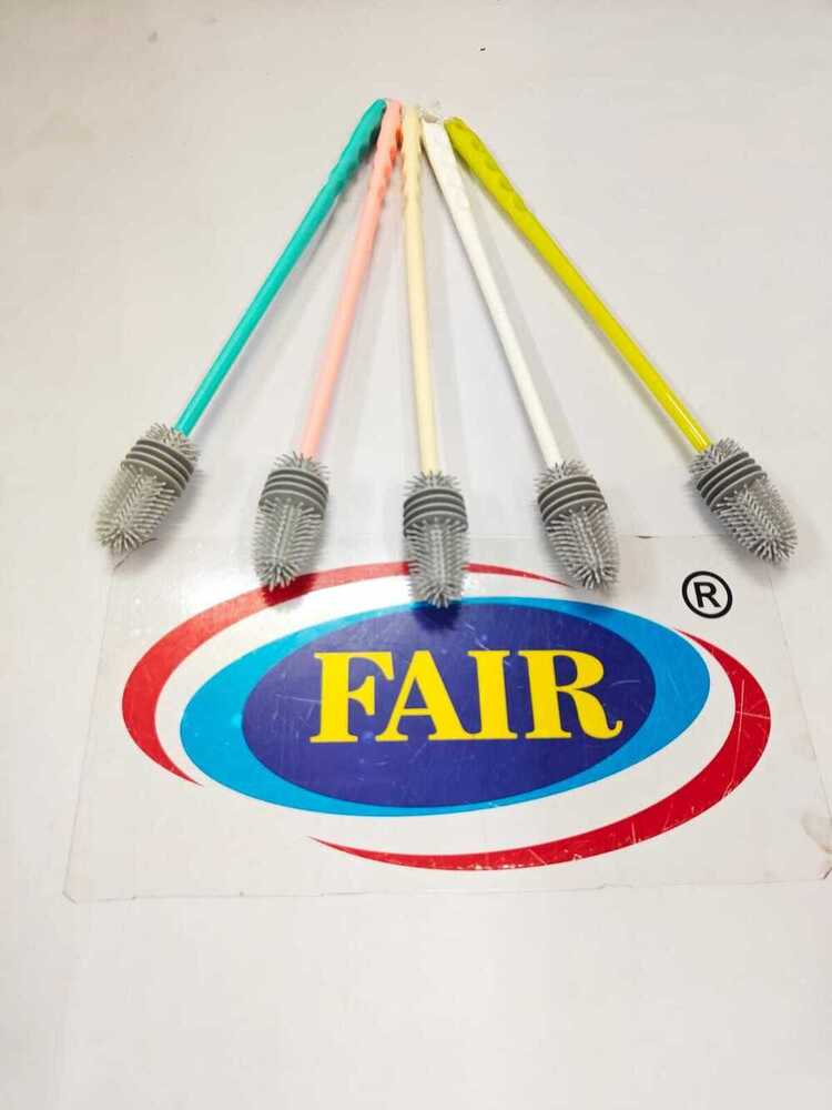 Silicon Bottle Cleaning Brush - Color: Multicolor
