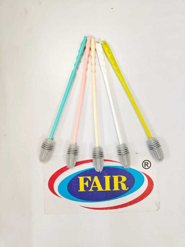 Silicon Bottle Cleaning Brush - Color: Multicolor