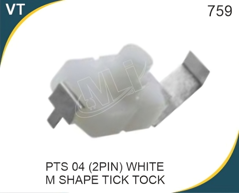 M Shape Switch PTS 04 2PIN WHITE TICK TOCK
