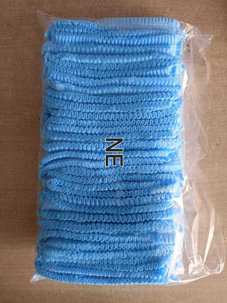 Non Woven Bouffant Cap - Color: Sky Blue