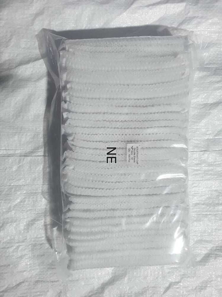 Non Woven Bouffant Cap - Color: Sky Blue