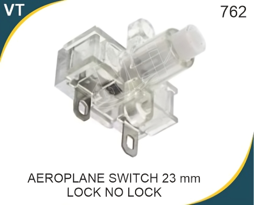 Aeroplane Switch 23 mm Lock No Lock