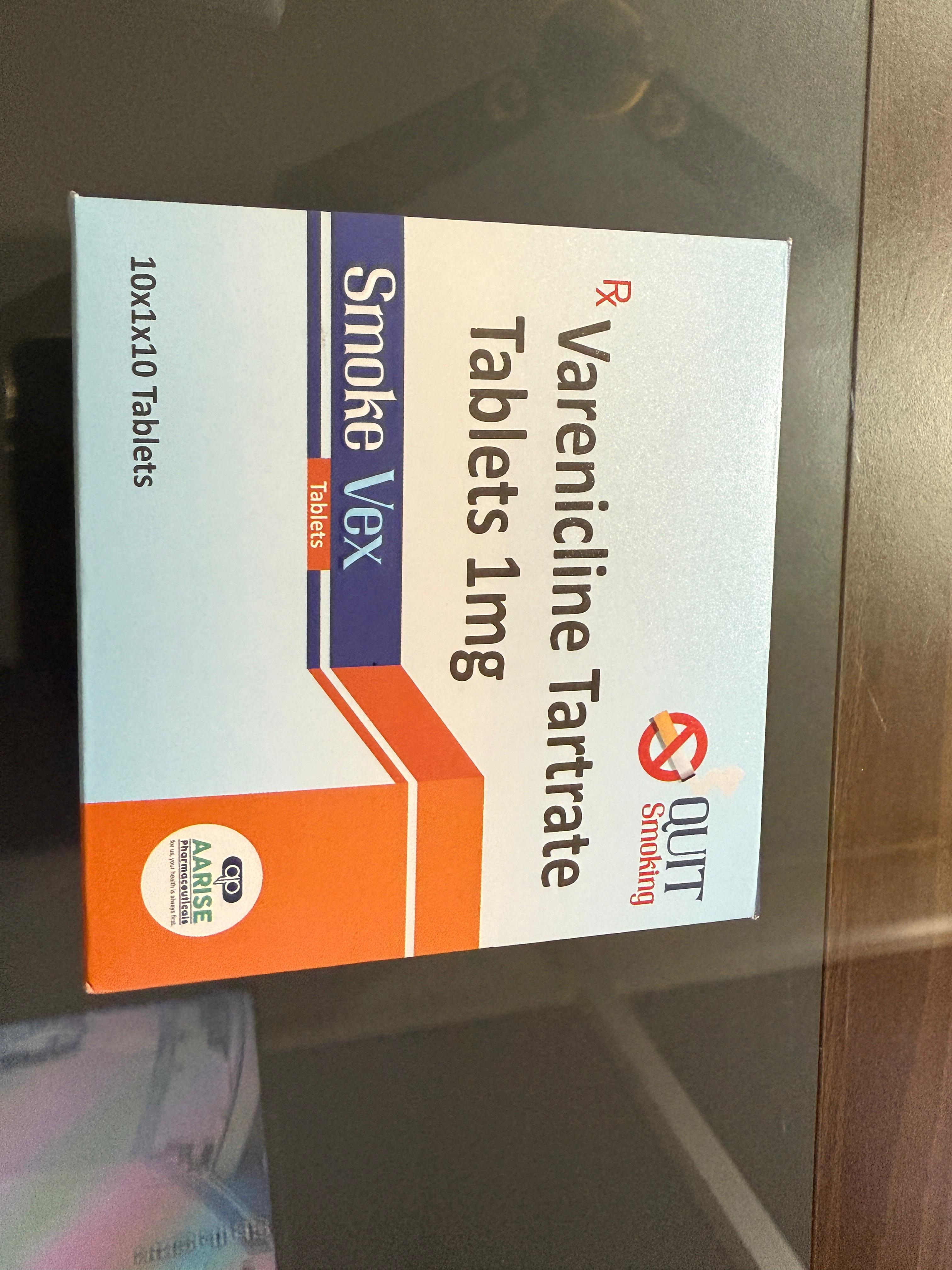 Varenicline Tartrate - Smoke Vex - Drug Type: Specific Drug