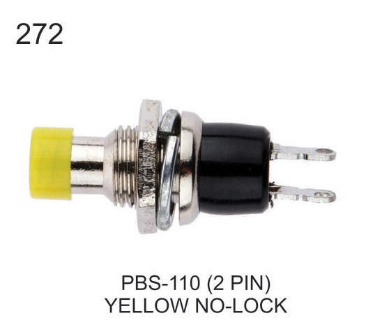 PBS 110 2 PIN YELLOW NO LOCK