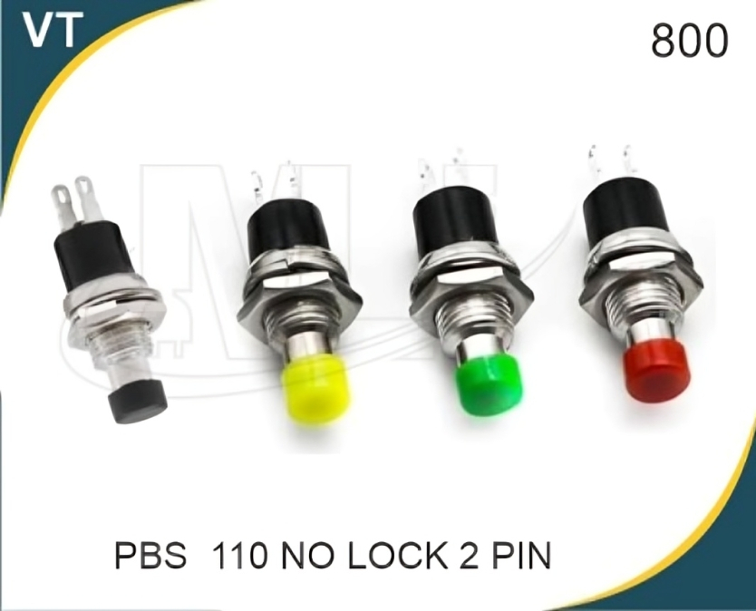 PBS 110 2 PIN YELLOW NO LOCK