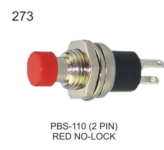 PBS 110 2 PIN RED NO LOCK