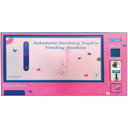 Automatic Sanitary Napkin Vending Machine With Coin And Qr Payment (Asnvm-2Cs) - Material: Metal