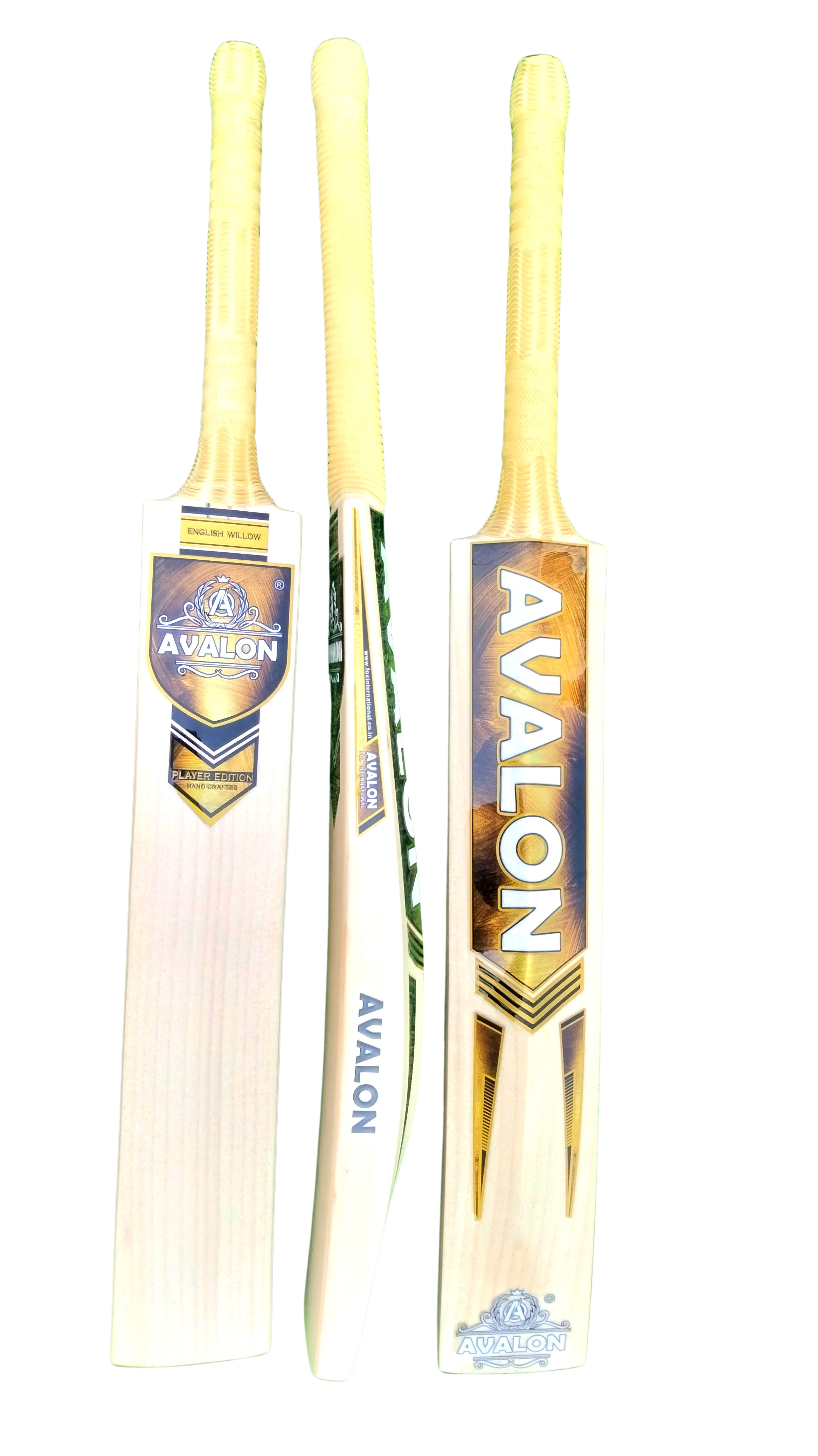 English Willow Cricket Bat (Junior Size) Blind Warrior Gold - Size: '