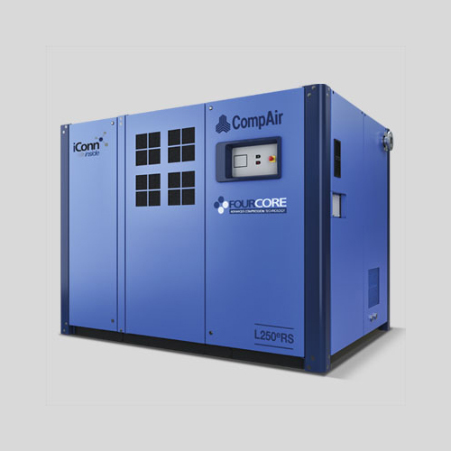 250Kw Lubricated Screw Air Compressor - Color: Blue