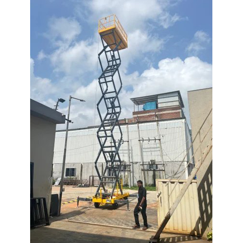 Hydraulic Scissor Lift Table - 2 Ton Lifting Capacity | Strong and Durable Design, Industrial Use, 12 Months Warranty