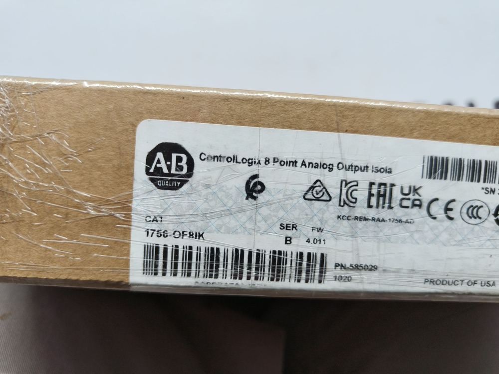 ALLEN BRADLY 1756-OF8KIP ANALOG OUTPUT MODULE