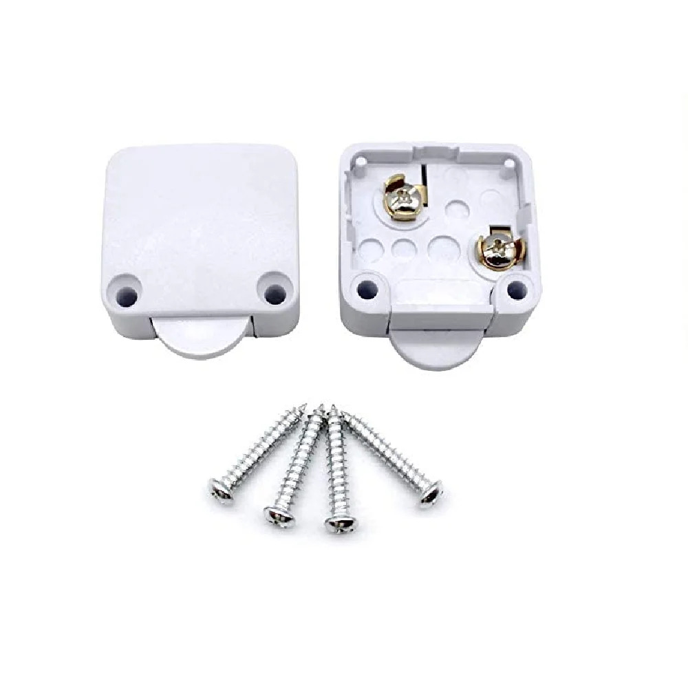 Almirah Switch - High-quality, Standard Size, Uv Stabilized, White | Ideal For Industrial Machinery, Security Systems, Automotive Applications