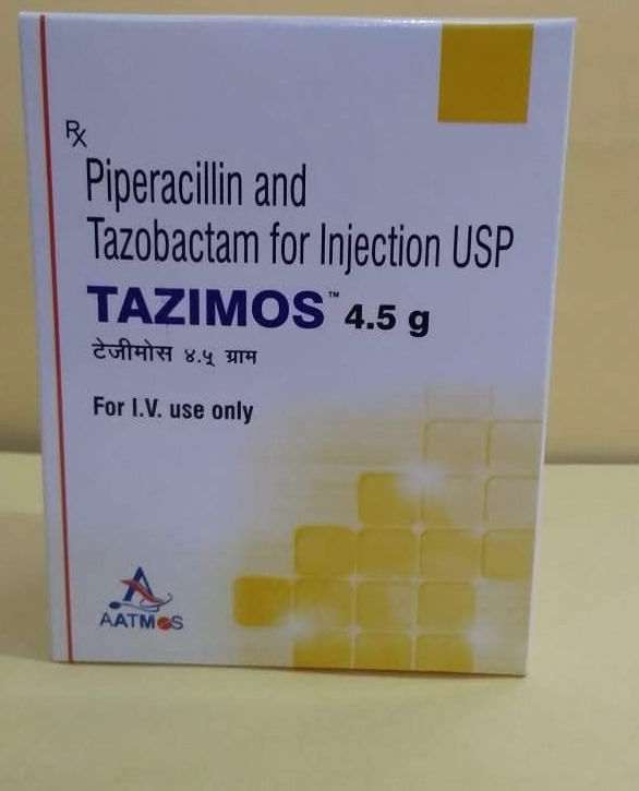 TAZIMOS  4.5 INJ  PIPERACILIN AND TAZOBACTAM FOR INJECTION  USP