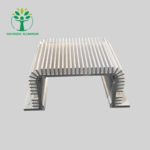 Extruded Heatsink Aluminum Custom Heat Sink - Color: Silver