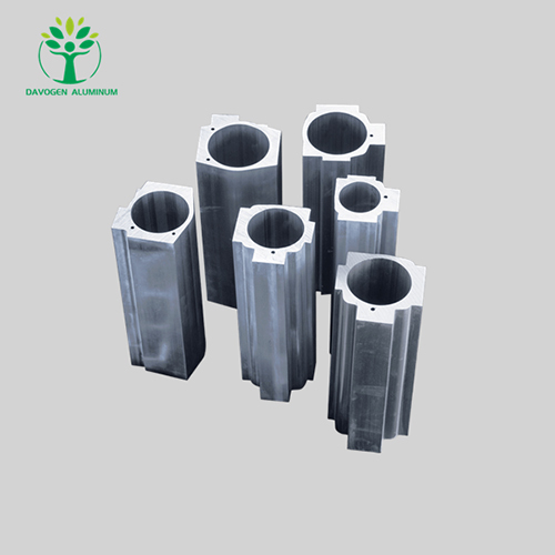 Aluminum Profile Barrel Pneumatic Cylinder - Color: Silver