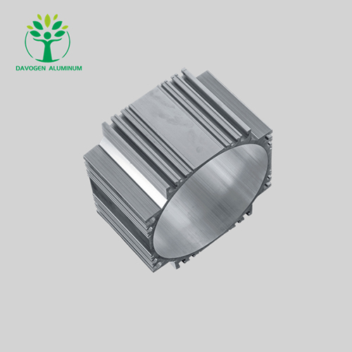 Aluminium Alloy Electric Motor Casing - Color: Silver