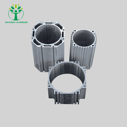 Aluminium Extrusion Anodized Electric Motor Housing - Color: Silver