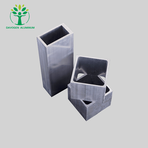 Aluminum Extruded Profiles Pipe For Power Equipment - Color: Silver