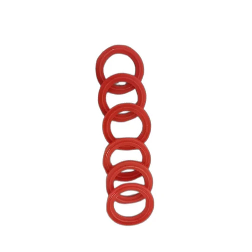 Food Grade Silicone Round Gasket - Color: Red