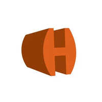 Silicone Door Sealing Gasket - High-quality Silicon, 15mm Thickness, Orange Color, H Shape Design | 45 To 80 Shore A Hardness, -80â°c To 250â°c Resistance