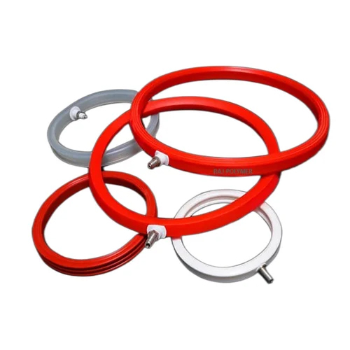 Silicone Rubber Inflatable Seal Gasket - Color: Red And White